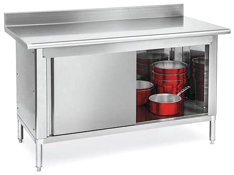 stainless steel cabinet worktable|standard stainless steel work table.